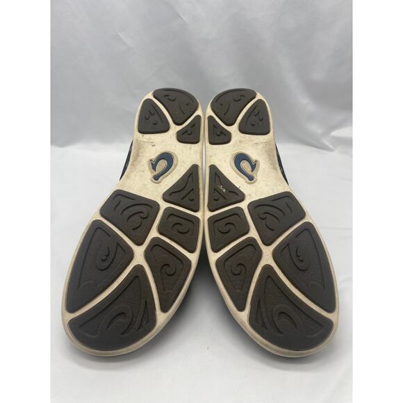 Olukai Men's Nohea Moku Mesh Black Slip Ons Boat Shoes Mens 11.5 - Picture 8 of 10